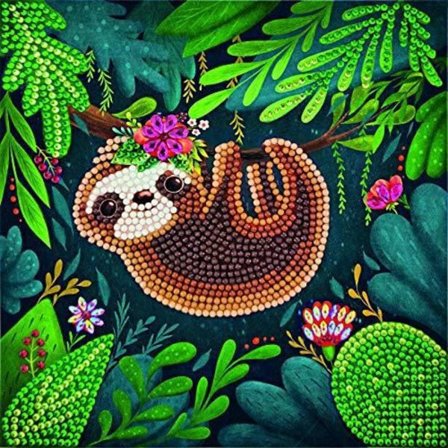 CRYSTAL ART- Diamond Card Kit, CCKA54, Assorted, 18x18cm