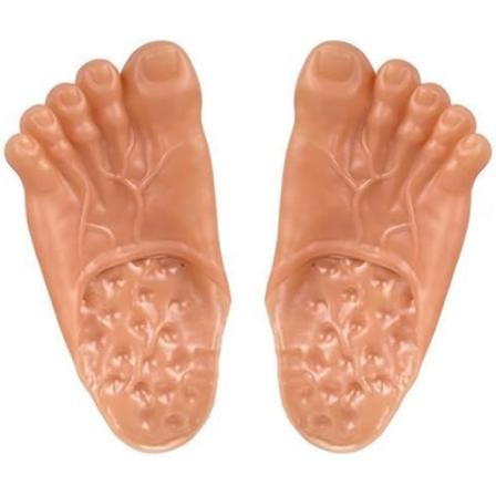 Gigant store Jumbo fødder covers, hudfarve 29 x 19 x 1 centimetres