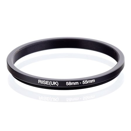 58 - 55 mm adapterring / step-down ring