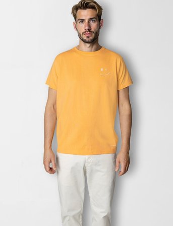 Clean Cut Copenhagen Patrick Organic Tee - Orange - M