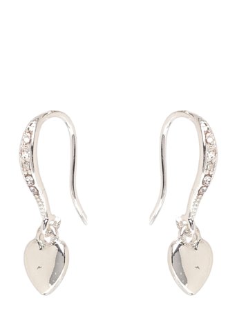 Pilgrim | Dixie Heart Earrings Silver-Plated | ONE SIZE