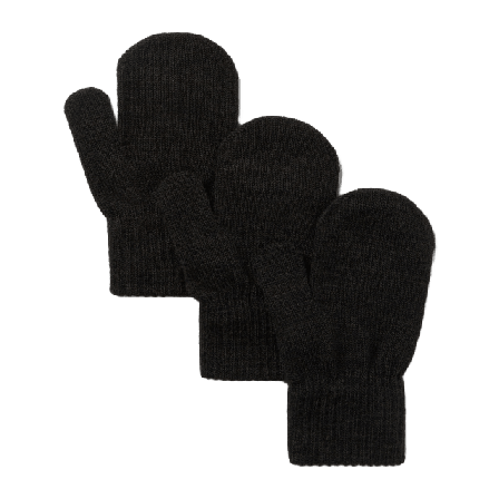 Åhléns Tumvantar CHARLIE, 3-pack Vantar Svart 4-6 YEARS