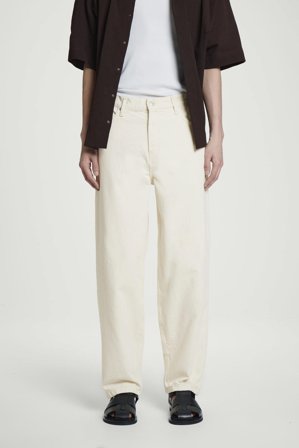 COS Men's Dome Straight-Leg Jeans in White