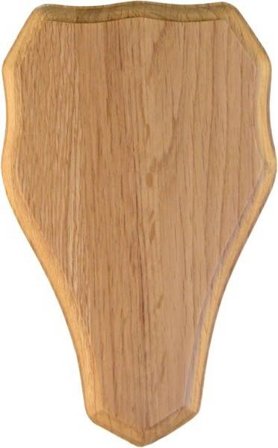 Grey Oak Trofésköld Rådjur, Ljus Ek 23x14 cm
