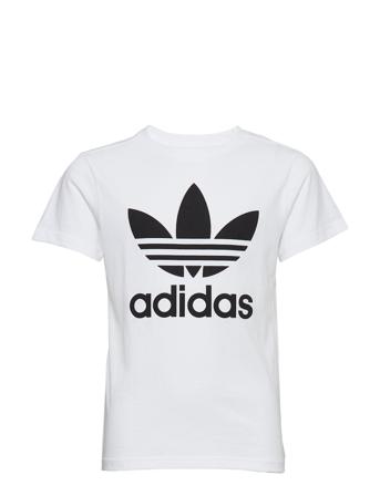 Trefoil Tee T-shirts Short-sleeved Vit Adidas Originals
