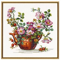 Bild Kupferkessel - Rosenstand