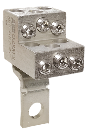 ABB OZXM2/1 Tilkoblingsklemme for kobber- og aluminiumkabler, Elfordeling & strømforsyning