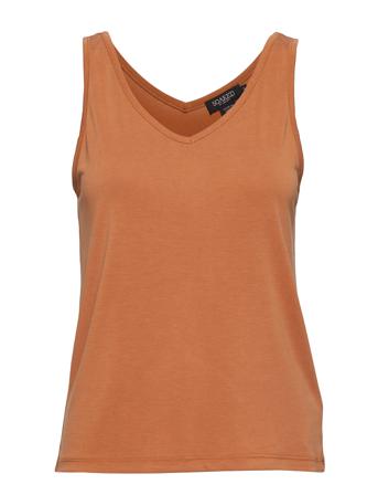 Slcolumbine Tank Top Top Ærmeløs Top Orange Soaked In Luxury