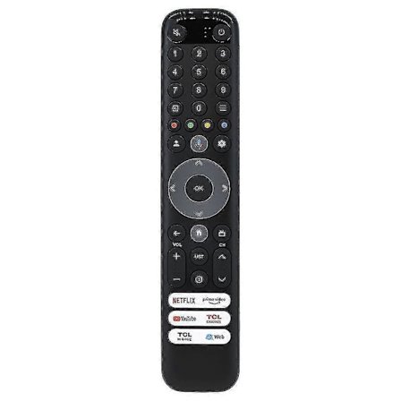 RC833 GUB1 Fjernkontroll for TCL 50-75" C645/C745/C845 4K Smart TV-er