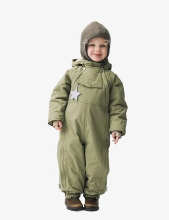 MINI A TURE Matwisti Fleece Lined Snowsuit. Grs - Khaki green - 74