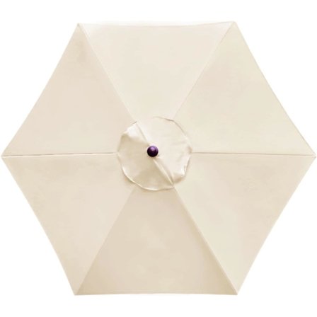 Ersättningstyg för trädgårdsparaply (2,7 m) Ersättningsparaplytopp för 6 armar, Ersättningstyg för paraplyskydd