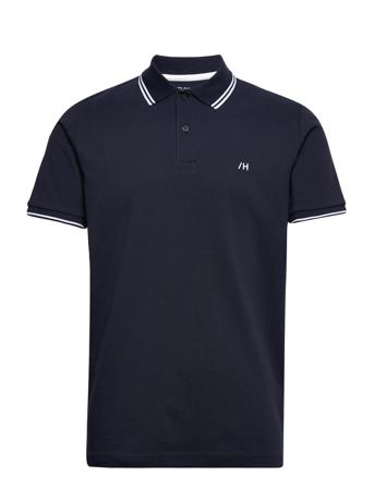 Slhdante Sport Ss Polo W Polos Short-sleeved Navy Selected Homme