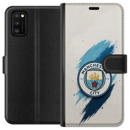 Samsung Galaxy A41 Lompakkokotelo Manchester City Art