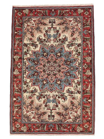 Rudbar Rug 130X193 Brown/Dark Red Wool, Persia