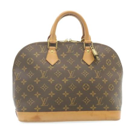 Louis Vuitton Vintage Pre-owned Alma Tas , Grijs , Dames , Maat: ONE Size Vintage Tassen