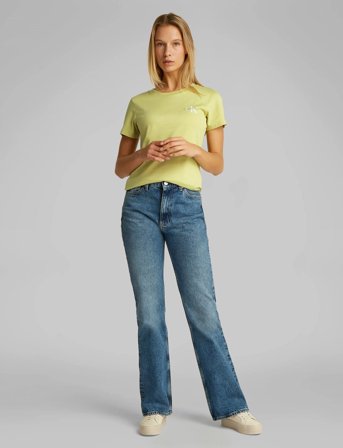 Calvin Klein Jeans 2-Pack Monologo Slim Tee - White - L