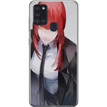 Samsung Galaxy A21s Genomskinligt Skal Makima Chainsaw Man