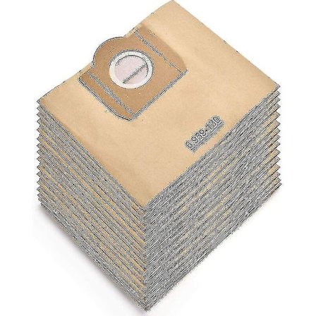 15 Pakke Støvsugerposer til Karcher 6.959-130.0 WD3 WD3P MV3 Våtsuger Støvsuger Erstatning Papirfilterposer, Pose til Karcher WD3 Premium A [