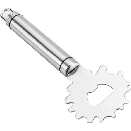 BBQ Skraber Rengøringsværktøj i Rustfrit Stål med 5-tommers Håndtag & Indbygget Kapselåbner