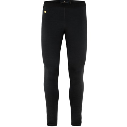 Fjällräven Bergtagen Thinwool Long Johns XL - male - Black - Base layer bottoms