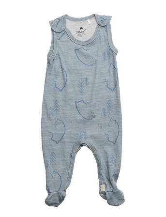 Romper Aop -Wool/Bamboo Blue CeLaVi