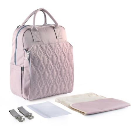 Vaippalaukut Mommy Bag Insular Fashion -reppu vedenpitävä monitoiminen Lilac Purple L
