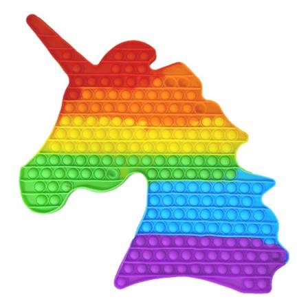 50cm Xxl Fidget Toy Stor Pop It Leksak Stress Relax Rainbow Unic Multifärg