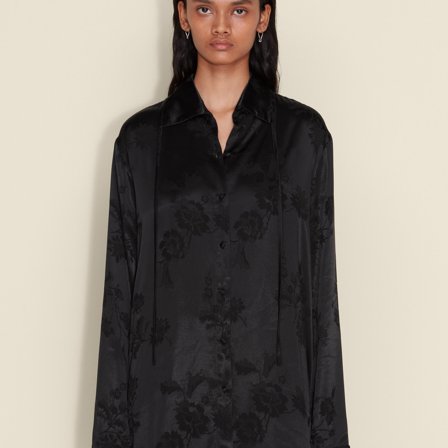 Holzweiler Pom Jaquard Shirt - Black - Women's - L