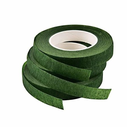Florist Stem Wrap 3 ruller Florist Tape Mørkegrønn Blomstertape Blomstertape Blomsterstil Wrap Tape Bukett Tape 90 fot/rull Mørkegrønn