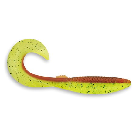 Rapala CrushCity The Curl 7,5cm (4-pack)) - Motor Oil Chartreuse