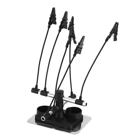 Professionell Airbrush Hållare Tattoo Airbrush Sprutpistol Ställ Klämmor Modellmålning