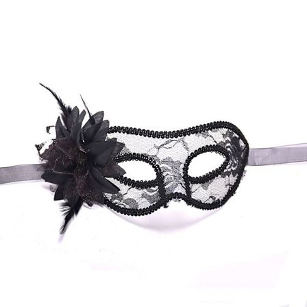 Juhlasuoja Halloween Mask MUSTA