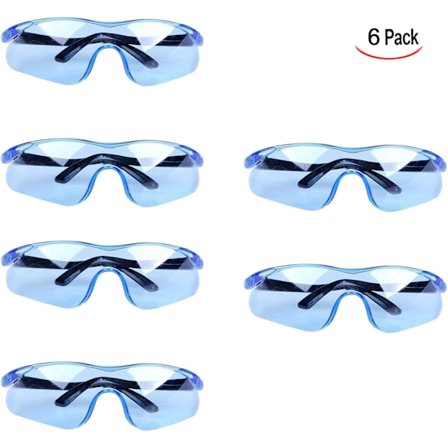 Paket med 6 barnsäkerhetsglasögon för utomhusspel