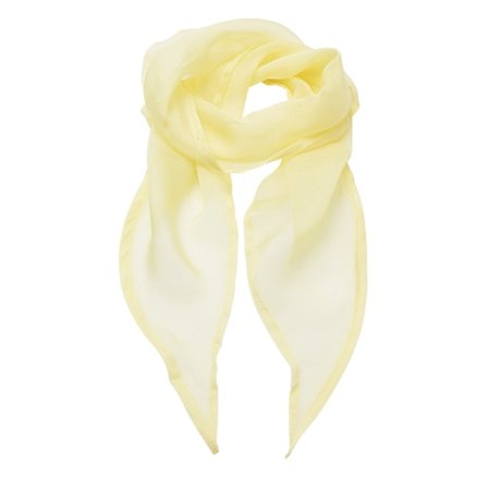 Premier Dam/Kvinnors Arbets Chiffon Formell Scarf En Storlek Citron
