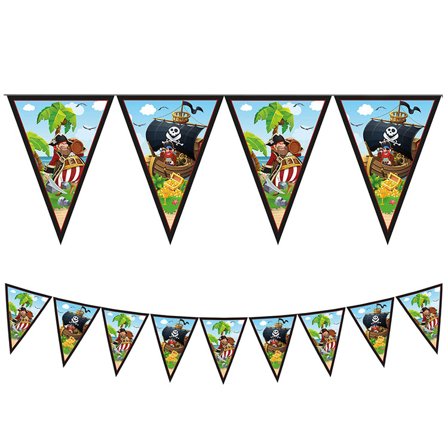 Piratkalas Flaggbanderoll - Piratkalas Dekoration - Kalaslagret.se