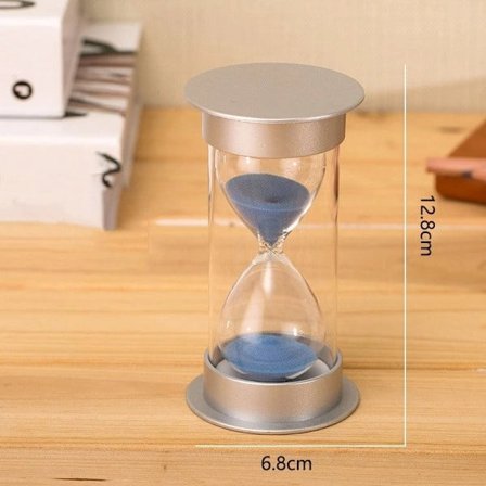 30-minutters sandtimer, børnesikker sandtimer, tidsstyringsassistent, kreativ gave, dekoration til stue og skrivebord