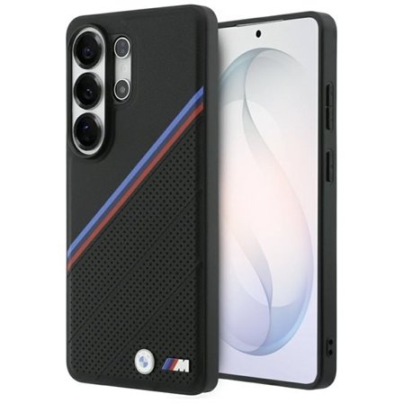 BMW Tricolor MagSafe-etui med metallogo for Samsung Galaxy S26 Ultra - svart