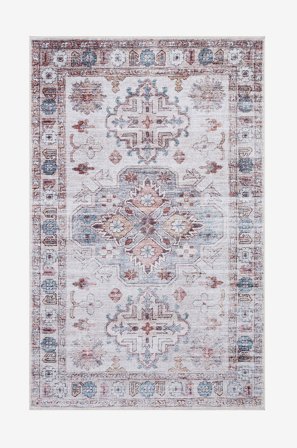 KM Home - Tvättbar matta Kashan - Flerfärgad - Lugg & ryamattor - 240X340 - Från Homeroom