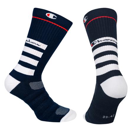 Champion Socks Basketball , Blauw , Heren , Maat: M Sokken