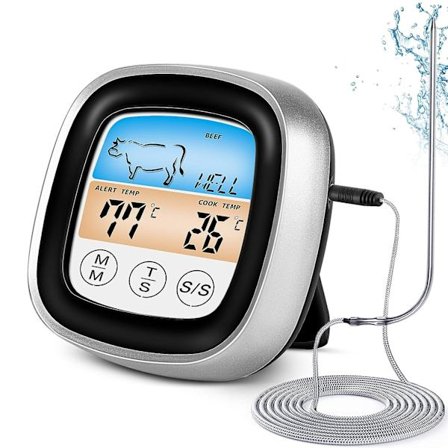 Kökstermometer, Kötttermometer Ultra-Lång Sond Instant