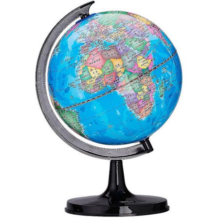 Verdensklode til Børn - Uddannelsesmæssig Roterende Verdenskort med Stativ WankeBY