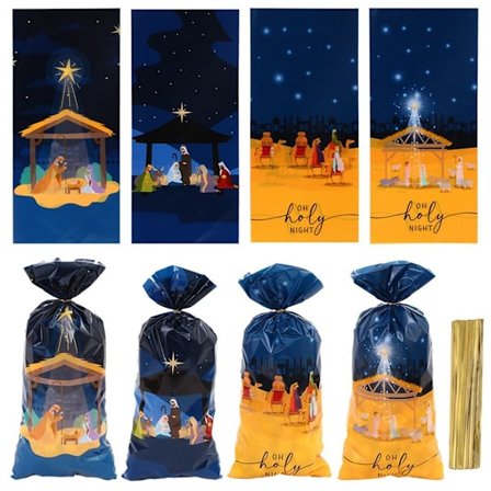 50 st Eid Mubarak godispåsar Cookie Treat-påsar STIL 3 STIL 3