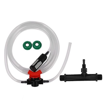 Landbrugs Venturi Injektor Kit med 1/2 Tomme til 3/4 Tomme Gevind Drivhusvandingsfittings Udgave 2