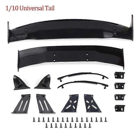 1/10 RC-auton lisävarusteet Osat 1/10 RC Drift-auton siipisarja Muovinen spoileri