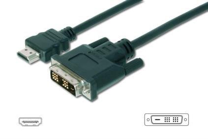 Digitus HDMI ADAPTER CABLE 3M DVI-D (18+1)/M NS