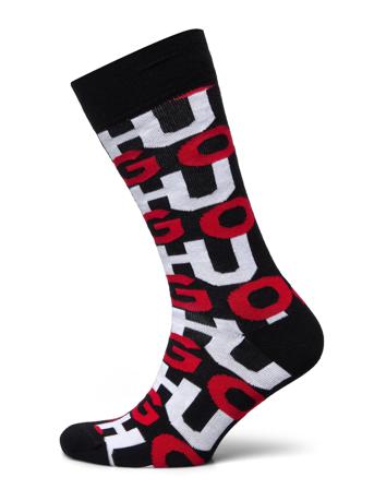 Rs Logo Allover Cc Underwear Socks Regular Socks Multi/mönstrad HUGO
