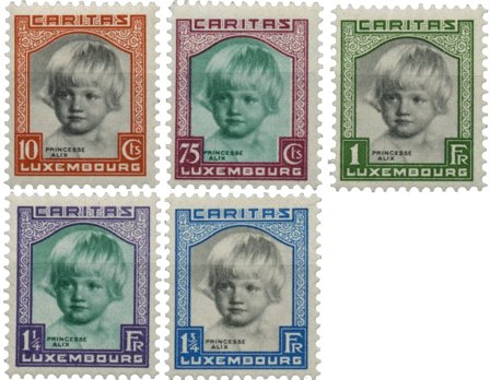 Luxembourg 1931 - MICHEL 240-44 - Postfrisk