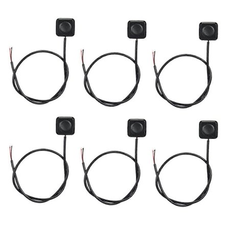 6st Momentan Strömbrytare Momentan Tryckknapp På Av Strömbrytare 12V 24V Montering Mini Knapp Strömbrytare Enkel Installation-WELLNGS