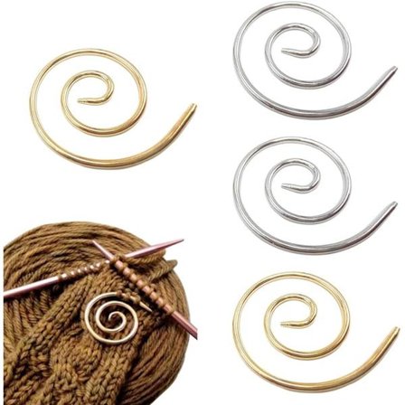 4-delt spiral kabelvevningsnål metall kabel sybrakett