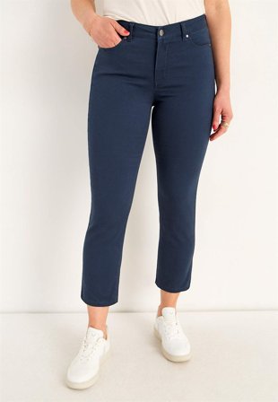 Cellbes of Sweden - Lidt slankeree ankeljeans i marine til damer i størrelse 50